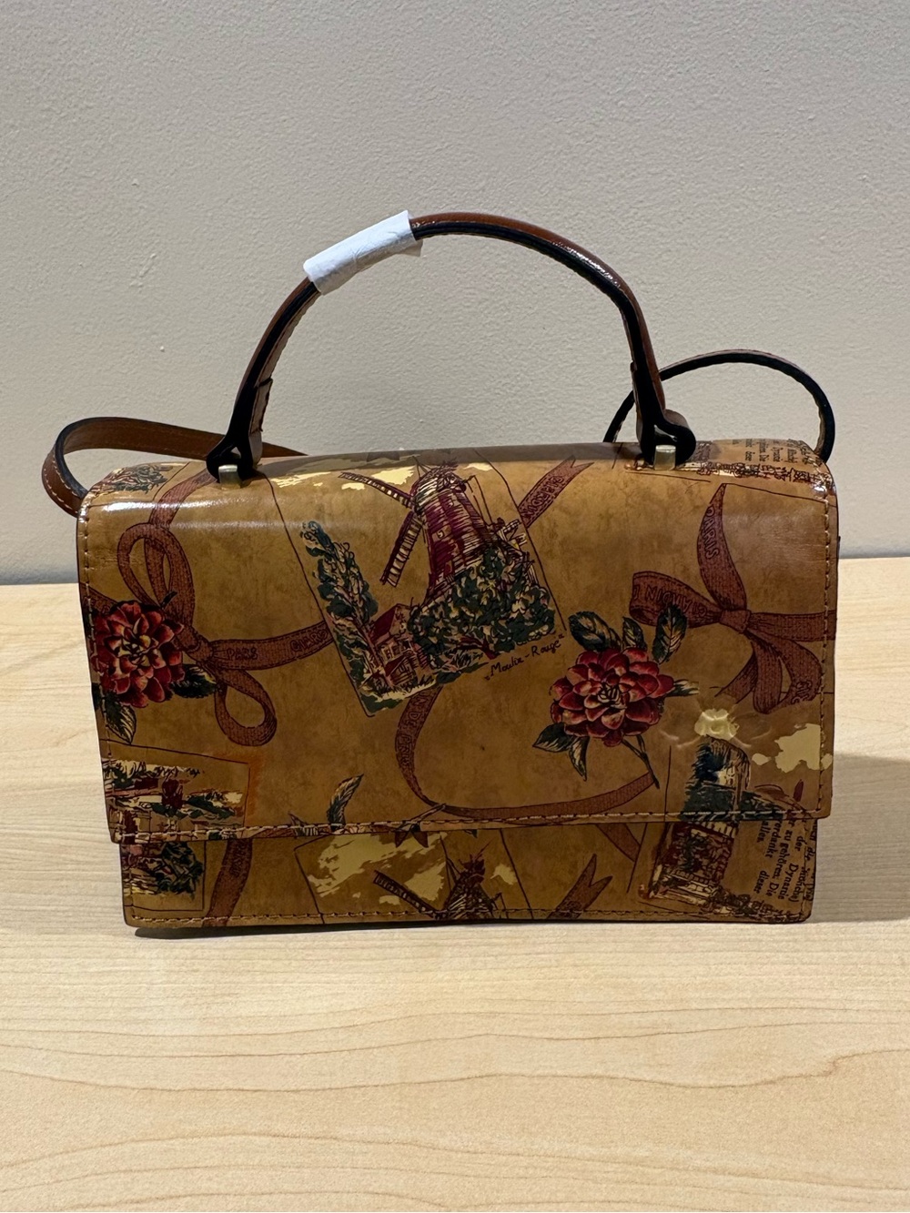 WT Patricia Nash My European Trip Goring Crossbody Bag Vintage Map Print